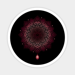 Jewel Mandala Red Magnet